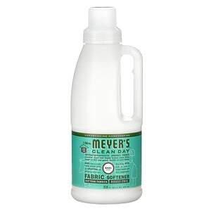 Mrs. Meyers Clean Day, Fabric Softener, Basil, 32 fl oz (946 ml) - HealthCentralUSA