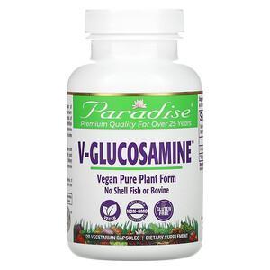 Paradise Herbs, V-Glucosamine, 120 Vegetarian Capsules - HealthCentralUSA