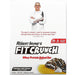 FITCRUNCH, Whey Protein Baked Bar, Cookies and Cream, 12 Bars, 3.10 oz (88 g) Each - HealthCentralUSA