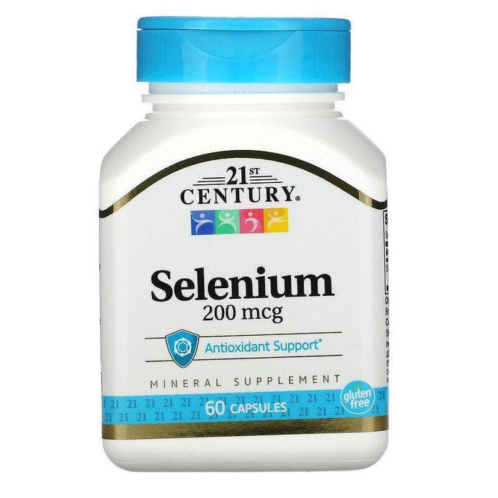 21st Century, Selenium, 200 mcg, 60 Capsules - HealthCentralUSA