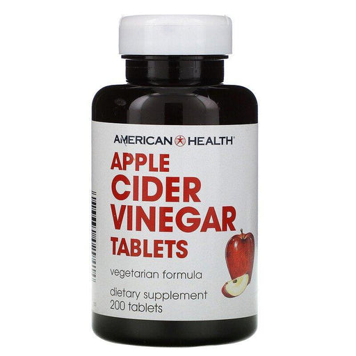 American Health, Apple Cider Vinegar Tablets, 200 Tablets - HealthCentralUSA