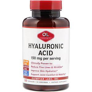 Olympian Labs, Hyaluronic Acid, 150 mg, 100 Capsules - HealthCentralUSA