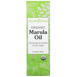 Sky Organics, Organic Marula Oil, 1 fl oz (30 ml) - HealthCentralUSA