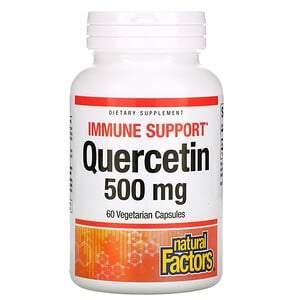 Natural Factors, Quercetin, 500 mg, 60 Vegetarian Capsules - HealthCentralUSA
