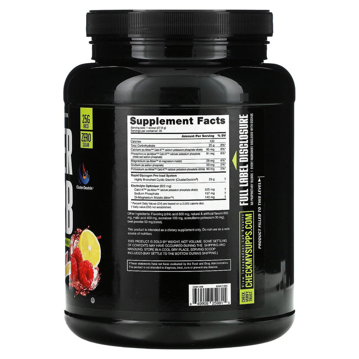 NutraBio Labs, Super Carb, Raspberry Lemonade, 1.8 lb (834 g) - HealthCentralUSA
