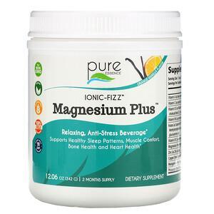 Pure Essence, Ionic-Fizz Magnesium Plus, Orange-Vanilla, 12.06 oz (342 g) - HealthCentralUSA