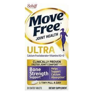Schiff, Move Free Joint Health, Ultra, Bone Strength Support, 30 Coated Tablets - HealthCentralUSA