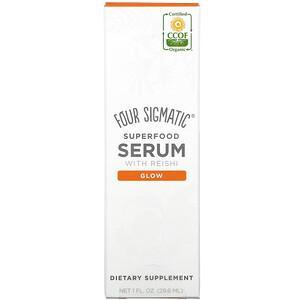 Four Sigmatic, Superfood Serum with Reishi, Citrus + Floral , 1 fl oz (29.6 ml) - HealthCentralUSA