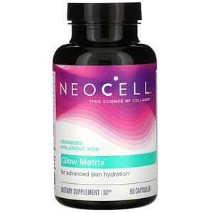 Neocell, Glow Matrix, Ceramides Hyaluronic Acid, 90 Capsules - HealthCentralUSA