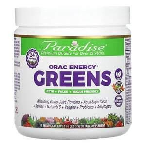 Paradise Herbs, ORAC-Energy Greens, 3.2 oz (91 g) - HealthCentralUSA
