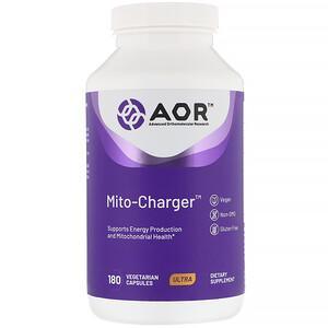 Advanced Orthomolecular Research AOR, Mito-Charger, 180 Vegetarian Capsules - HealthCentralUSA