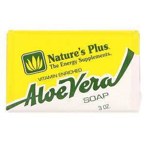 Nature's Plus, Aloe Vera Soap, 3 oz - HealthCentralUSA