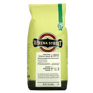 Verena Street, Mississippi Grogg, Flavored, Whole Bean, Medium Roast, 2 lbs (907 g) - HealthCentralUSA