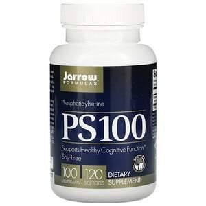 Jarrow Formulas, PS 100, Phosphatidylserine, 100 mg, 120 Softgels - HealthCentralUSA