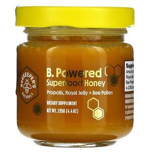 Beekeeper's Naturals, B. Powered, Superfood Honey, 4.4 oz (125 g) - HealthCentralUSA