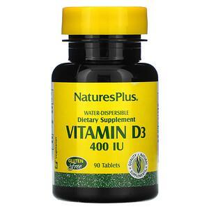 Nature's Plus, Vitamin D3, 400 IU, 90 Tablets - HealthCentralUSA