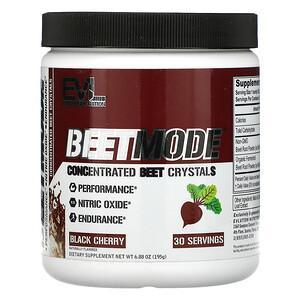 EVLution Nutrition, BeetMode, Concentrated Beet Crystals, Black Cherry, 6.88 oz (195 g) - HealthCentralUSA