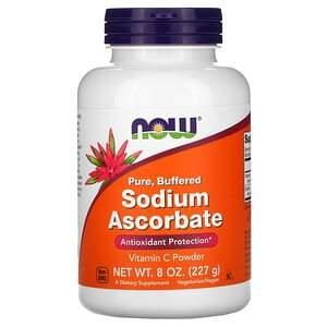 Now Foods, Sodium Ascorbate Powder, 8 oz (227 g) - HealthCentralUSA