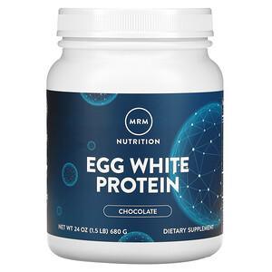MRM, Egg White Protein, Chocolate, 1.5 lbs (680 g) - HealthCentralUSA