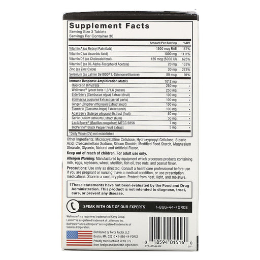 Force Factor, Immunity, 1,000 mg, 90 Tablets - HealthCentralUSA