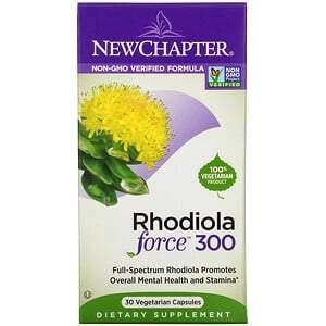 New Chapter, Rhodiola Force 300, 30 Vegetarian Capsules - HealthCentralUSA