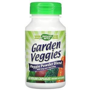 Nature's Way, Garden Veggies, 60 Vegan Capsules - HealthCentralUSA