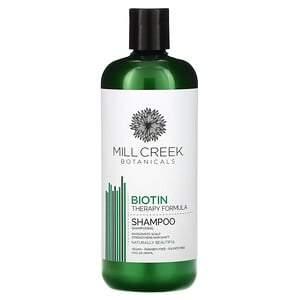 Mill Creek Botanicals, Biotin Shampoo, Therapy Formula, 14 fl oz (414 ml) - HealthCentralUSA