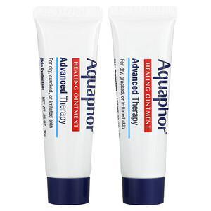 Aquaphor, Advanced Therapy, Healing Ointment, 2 Tubes, 0.35 oz (10 g) Each - HealthCentralUSA