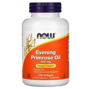 Now Foods, Evening Primrose Oil, 500 mg, 250 Softgels - HealthCentralUSA
