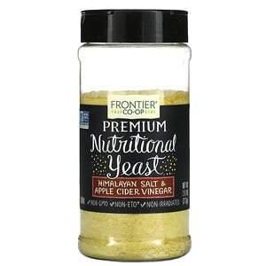 Frontier Natural Products, Premium Nutritional Yeast, Himalayan Salt & Apple Cider Vinegar, 7.51 oz (213 g) - HealthCentralUSA