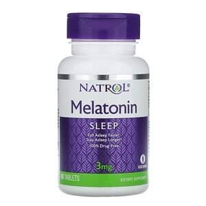 Natrol, Melatonin, 3 mg, 60 Tablets - HealthCentralUSA