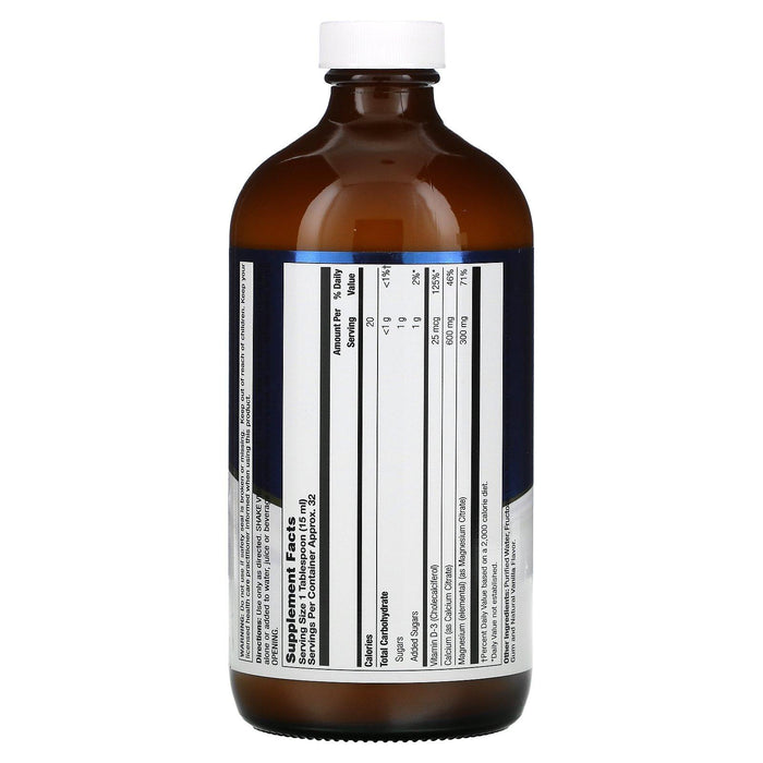 LifeTime Vitamins, Original Calcium Magnesium Citrate Plus Vitamin D-3, Grape, 16 fl oz (473 ml) - HealthCentralUSA