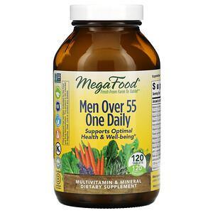 MegaFood, Men Over 55 One Daily, 120 Tablets - HealthCentralUSA