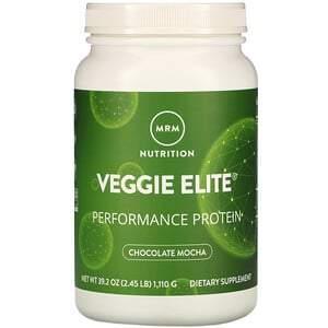 MRM, Veggie Elite, Performance Protein, Chocolate Mocha, 2.45 lb (1,110 g) - HealthCentralUSA