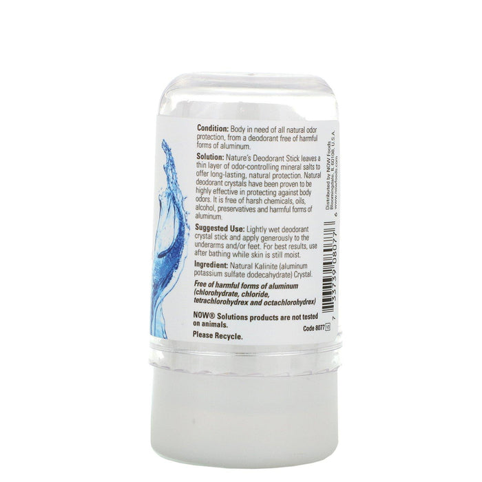 Now Foods, Nature's Deodorant Stick, 3.5 oz (99 g) - HealthCentralUSA