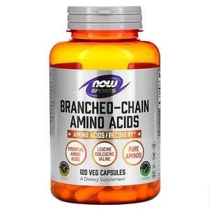 Now Foods, Sports, Branched-Chain Amino Acids, 120 Veg Capsules - HealthCentralUSA