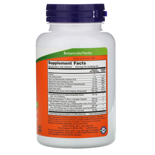 Now Foods, Diet Support , 120 Veg Capsules - HealthCentralUSA
