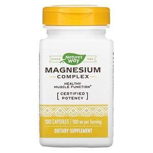 Nature's Way, Magnesium Complex, 250 mg, 100 Capsules - HealthCentralUSA