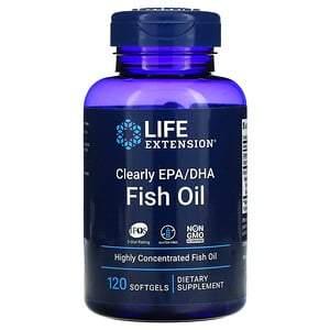 Life Extension, Clearly EPA/DHA Fish Oil, 120 Softgels - HealthCentralUSA