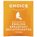 Choice Organic Teas, Decaf Black Tea, Decaffeinated English Breakfast, 16 Tea Bags, 1.12 oz (32 g) - HealthCentralUSA