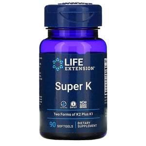 Life Extension, Super K, 90 Softgels - HealthCentralUSA