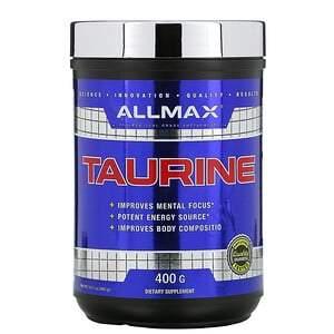 ALLMAX Nutrition, Taurine, Vegan + Gluten-Free, Unflavored, 3,000 mg, 14.11 oz (400 g) - HealthCentralUSA