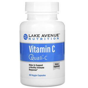 Lake Avenue Nutrition, Vitamin C, Quali-C, 1,000 mg, 60 Veggie Capsules - HealthCentralUSA