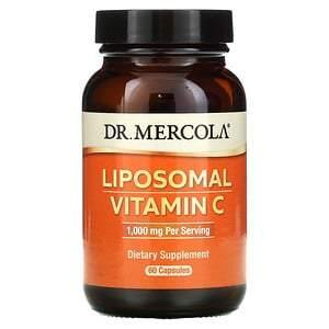 Dr. Mercola, Liposomal Vitamin C, 1,000 mg, 60 Capsules - HealthCentralUSA