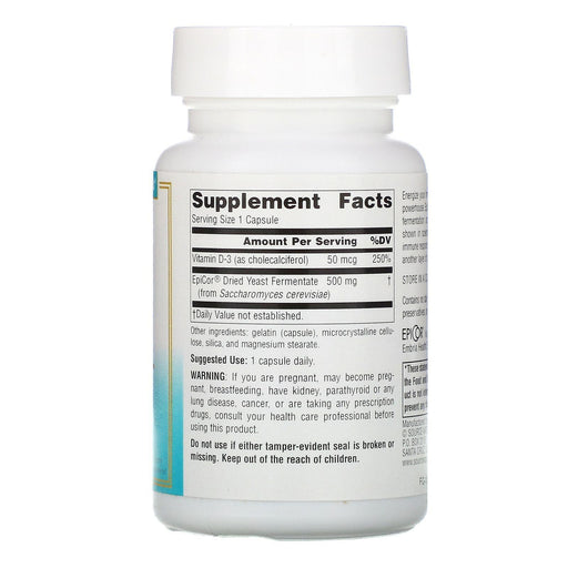 Source Naturals, Wellness, EpiCor with Vitamin D-3, 500 mg, 30 Capsules - HealthCentralUSA