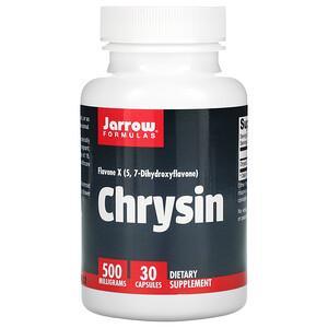Jarrow Formulas, Chrysin, 500 mg, 30 Capsules - HealthCentralUSA