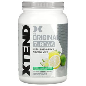 Xtend, The Original 7G BCAA, Lemon-Lime Squeeze, 2.78 lb (1.26 kg) - HealthCentralUSA