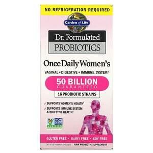 Garden of Life, Dr. Formulated Probiotics, Once Daily Women's, 50 Billion, 30 Vegetarian Capsules - HealthCentralUSA