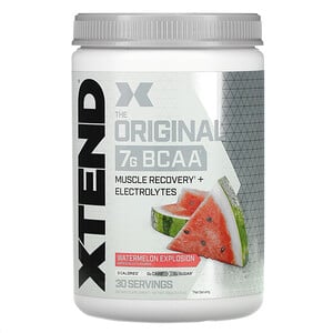 Xtend, The Original 7G BCAA, Watermelon Explosion, 13.7 oz (390 g) - HealthCentralUSA