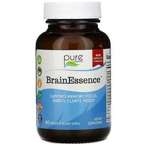 Pure Essence, BrainEssence, 60 Tablets - HealthCentralUSA